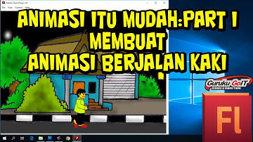 CARA MEMBUAT ANIMASI ORANG BERJALAN KAKI MENGGUNAKAN FLASH/ANIMATE