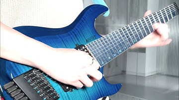 My 8-string guitar - Kiesel Osiris Multiscale 8 (OM8)