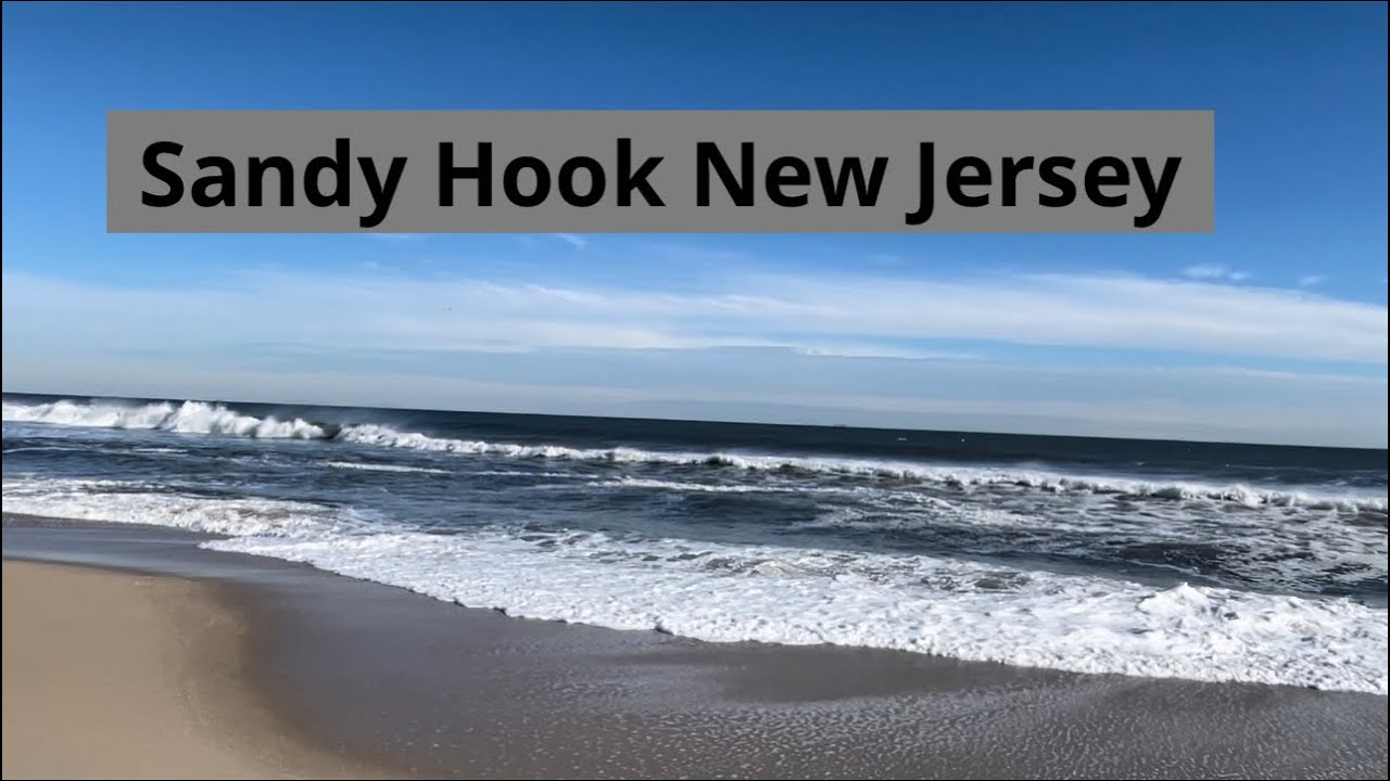 Taking a walk at Sandy Hook Beach NJ to look at the ocean waves