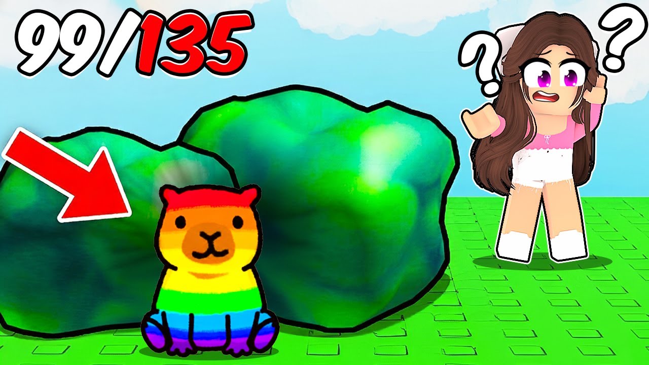 Roblox’ta TÜM CAPYBARALARI Buldum!!