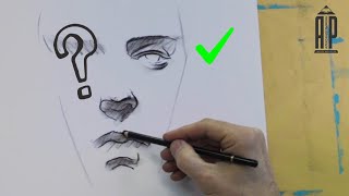 Как обычно рисуют ТОН В ПОРТРЕТЕ и как правильно рисовать!? - Александр Рыжкин