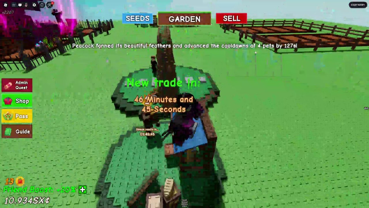 Grow a Garden Admin Abuse | Smithing Event Update 2