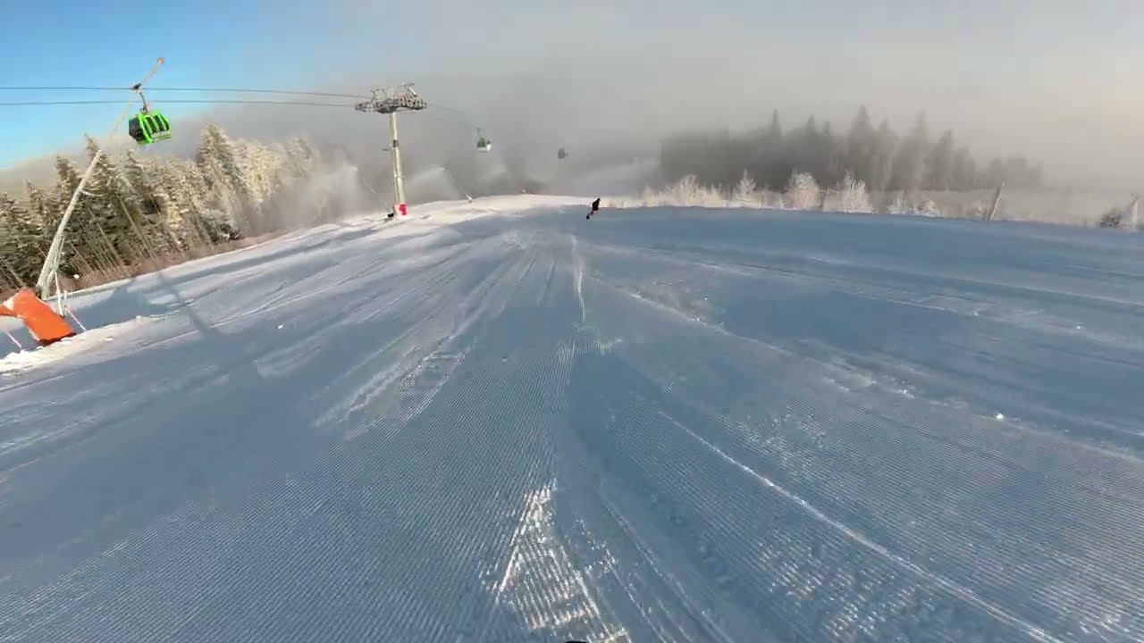 First run of the day top to bottom | Transalpina Slope 2&1 | February 2026