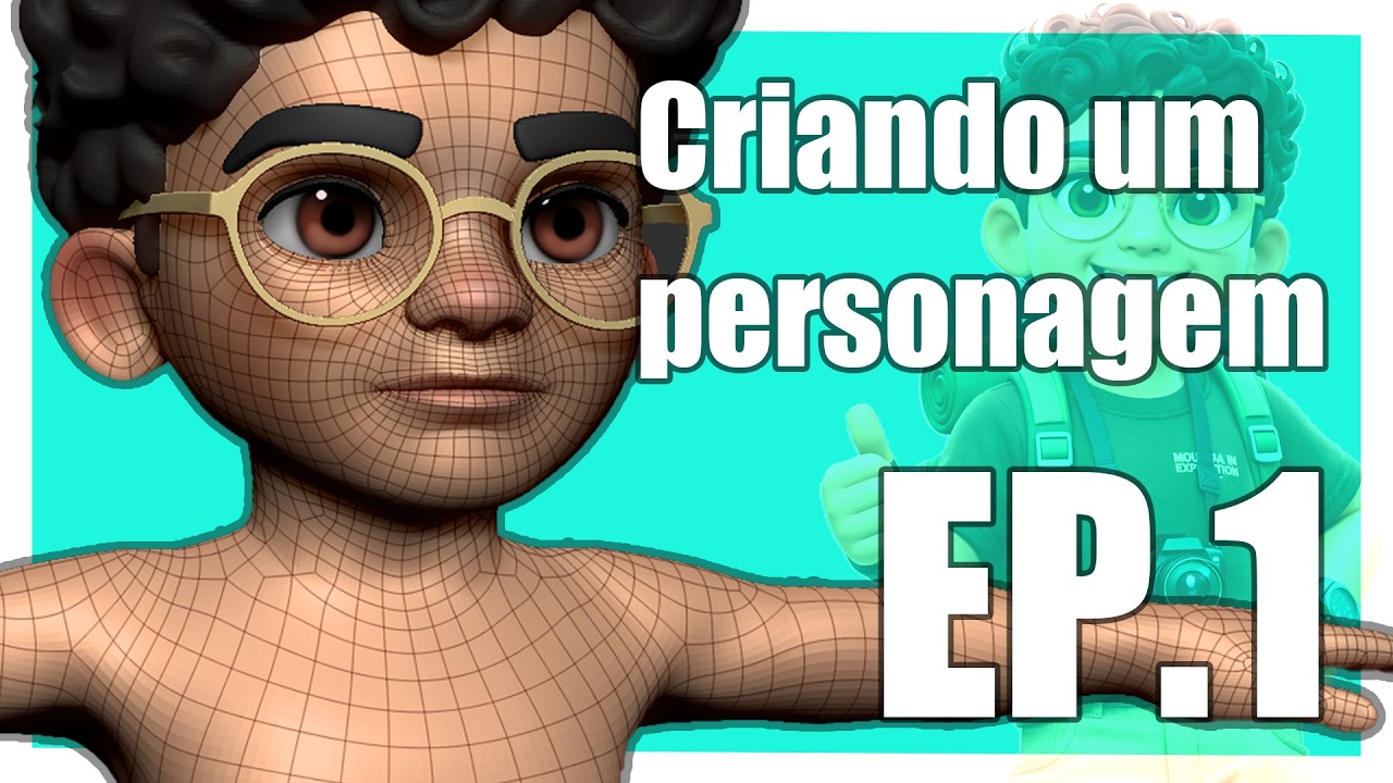Criando um personagem 3D do zero - Criando o corpo #blender #zbrush ...