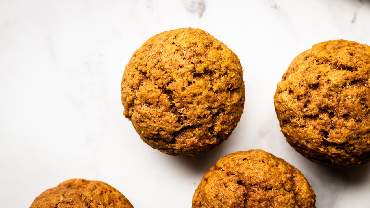 Easy Pumpkin Muffins | Vegan + Whole Wheat