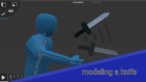 modeling a knife in prisma 3d (animation)