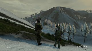 ADMIN VIEW 045 - 500m sniping in the snow/rain/dark (no hits) - Needle in a Haystack - DayZ