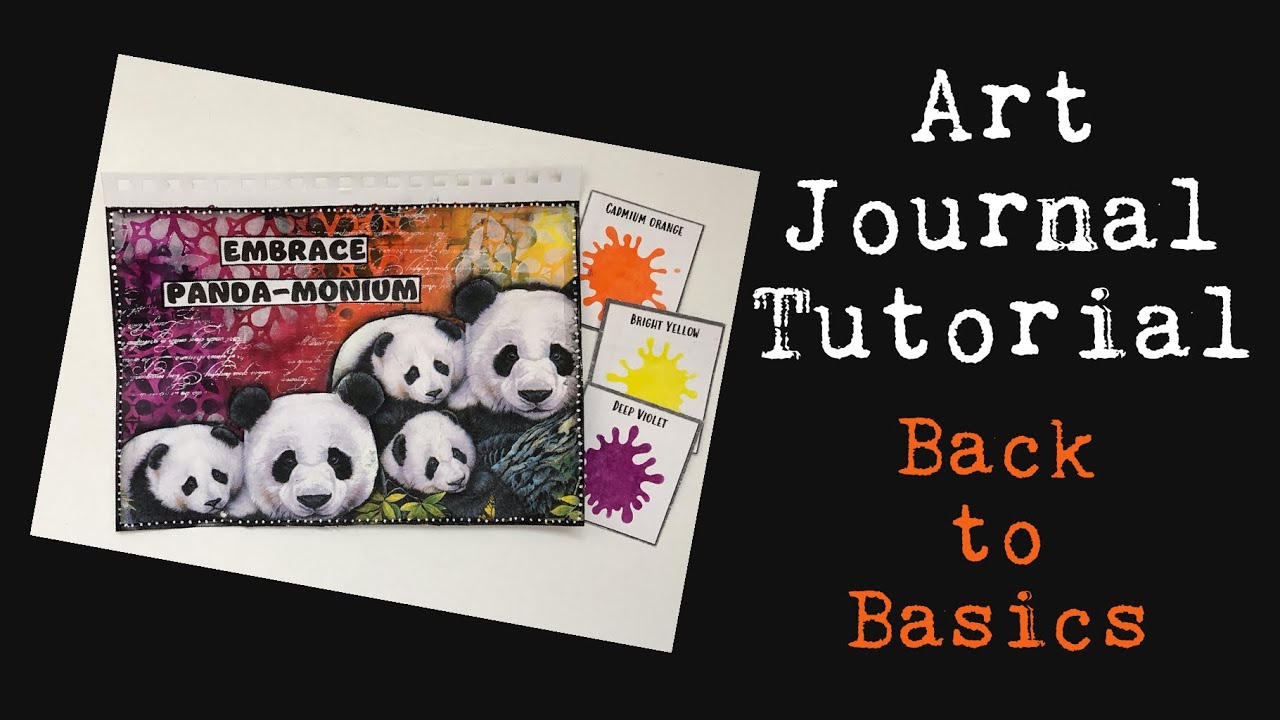 Step by Step Art Journal Tutorial- REAL TIME- GOING BACK TO THE BASICS