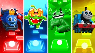 Rainbow Choo Choo Charles Blue  Vs Om Nom Vs Garten of Banban Vs Thomas the Train - Tiles Hop