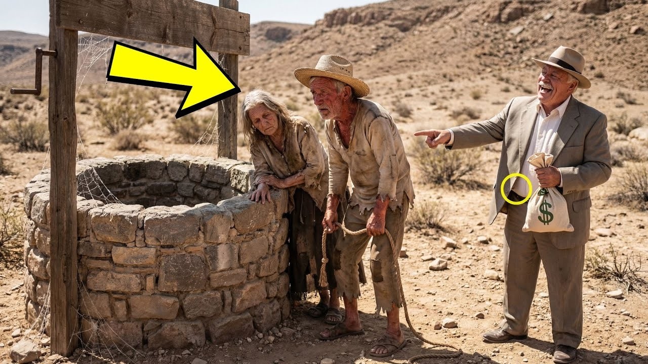 El patrón rico vendió un pozo  seco  a una pareja de ancianos pobres por todos sus ahorros    💔