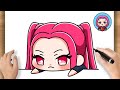 How to Draw Mira Huntrix Easy From Kpop Demon Hunters