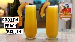 Frozen Peach Bellini