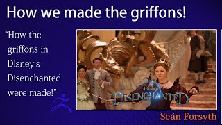 How we made the Disenchanted staircase griffons