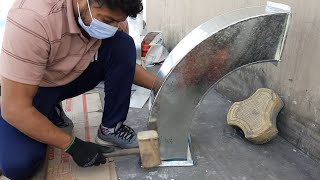 Radias Band Kaise banaye GI sheet / Ducting Works, Insulation and Ducting