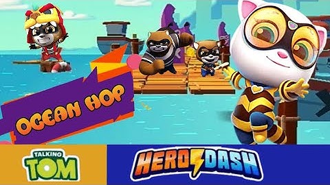 Talking Tom Hero Dash Gameplay Level 31 |  Talking Angela Ocean Hop | Android Gameplay Walkthrough