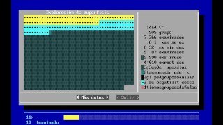 Falling Letters - DOS Virus simulation