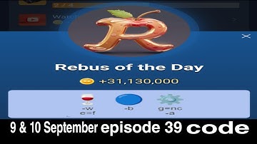 9 & 10 September Rebus of the Day Musk Empire |X Empire Rebus of the Day code | YouTube video code