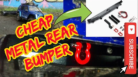CHEAP rear rc bumper scx10. 2 | HPI Wheely King gets a trailer ride
