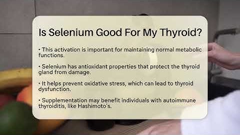 Is Selenium Good For My Thyroid? - Your Nutrition Network