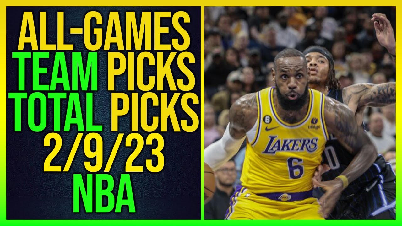 Free NBA Picks Today NBA Picks and Predictions 2/9/23 Basketball