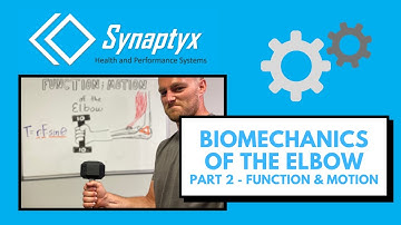 Biomechanics of the ELBOW - Pt 2 FUNCTION & MOTION
