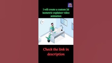 I will create a custom 2d isometric explainer video animation #animatica #animatedexplainers
