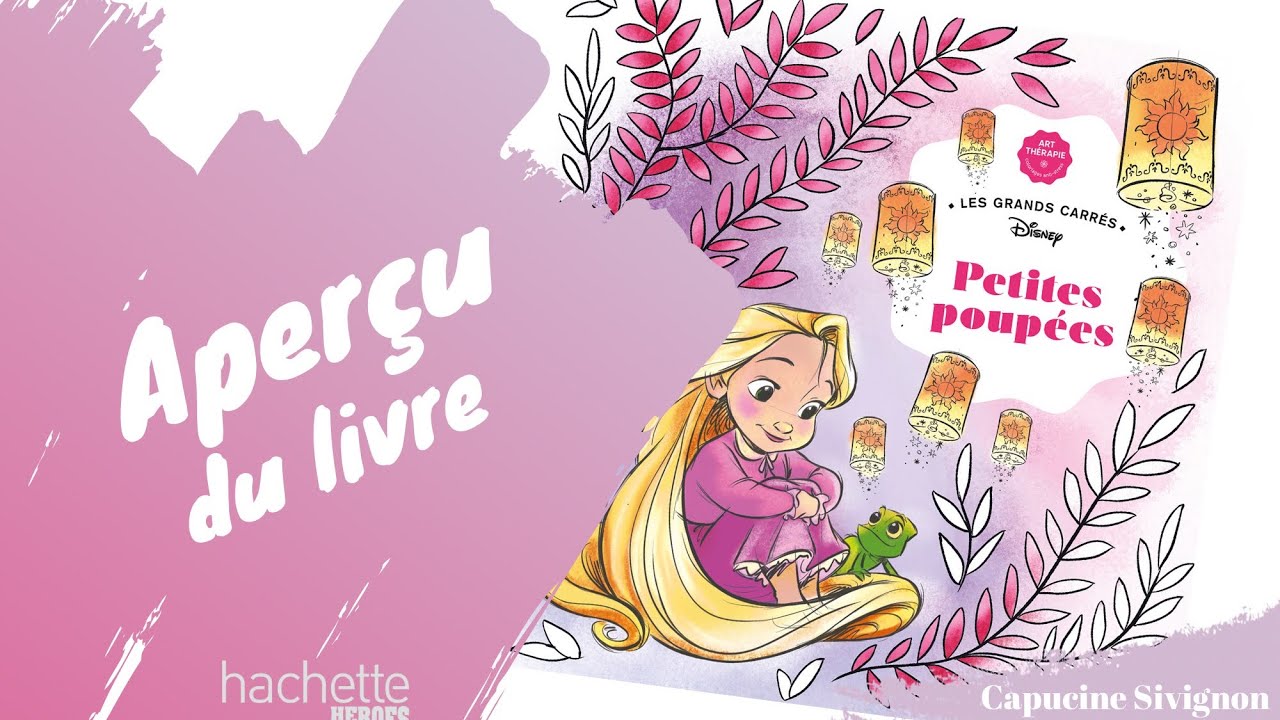 APERÇU - Petites Poupées Disney - coloriages Hachette Heroes 