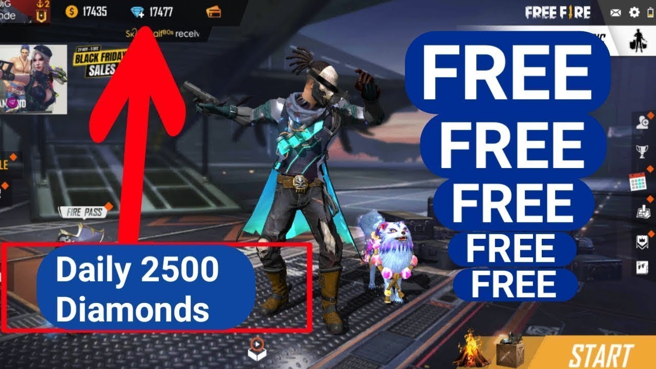 How To Get Free 2500 Diamonds In Free Fire || Get ...