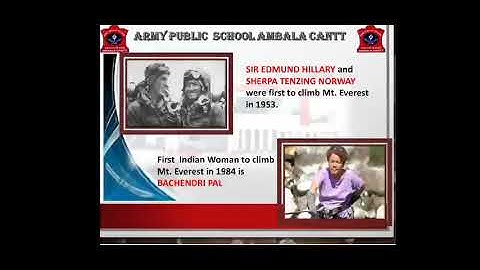 CLASS V/EVS/LESSON-12 / THE HIMALAYAN RANGE