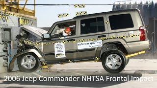 : 2006-2010 Jeep Commander NHTSA Frontal Impact