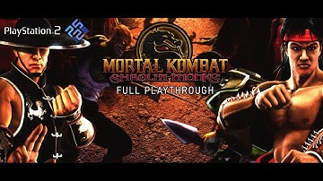 MORTAL KOMBAT SHAOLIN MONKS - PS2 Single Player Full Playthrough