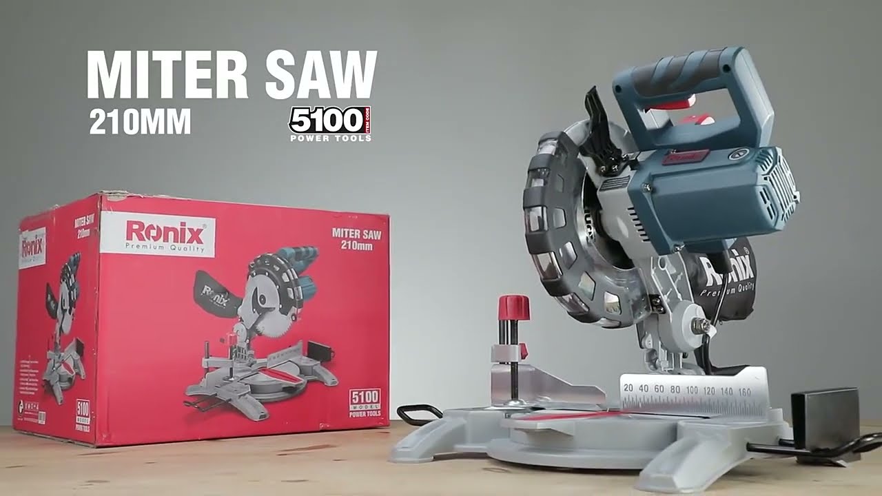 Ronix 5100 Compound Miter Saw, 1450W, 210mm - YouTube