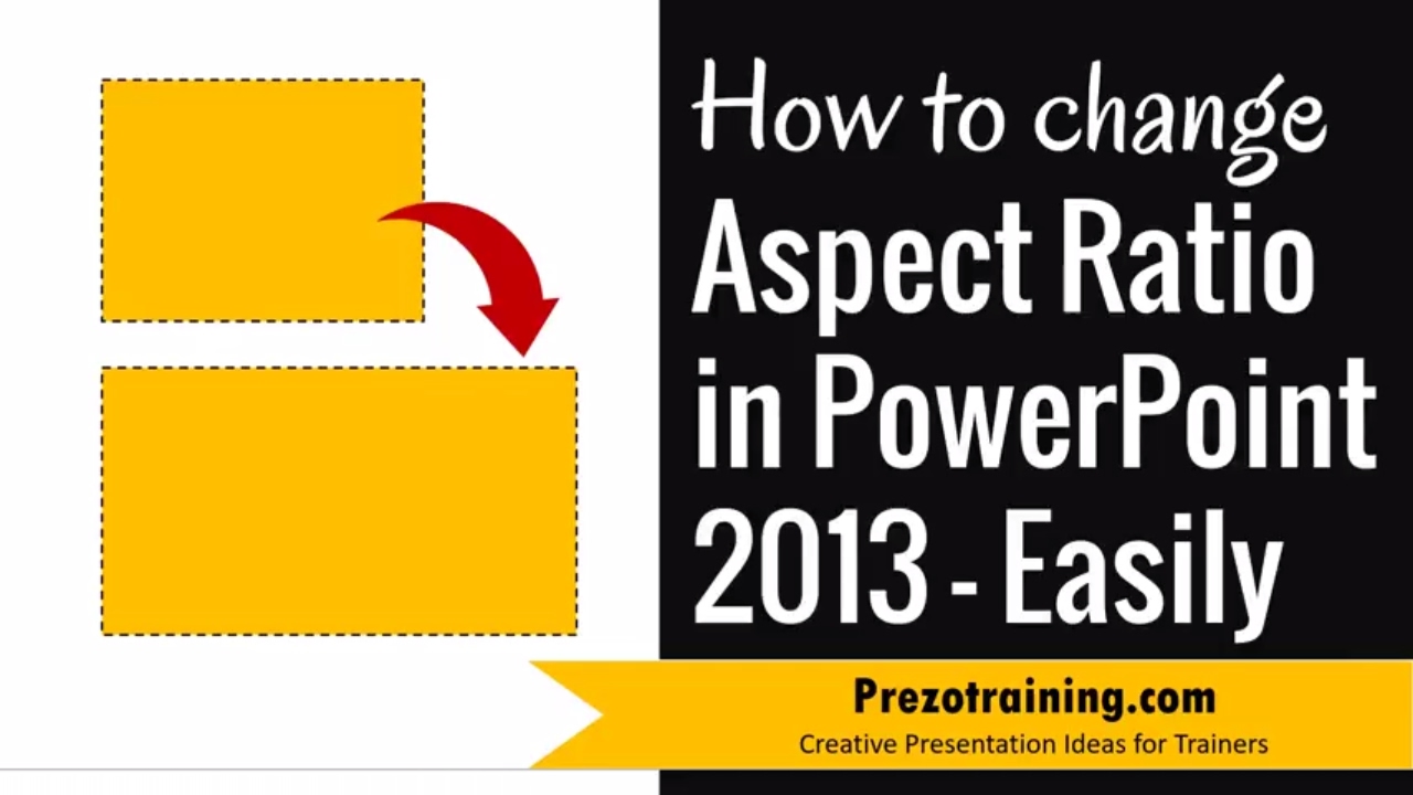 change presentation aspect ratio powerpoint