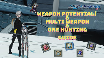 Pso2 NGS Potential and Multi weapon guide
