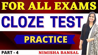 Cloze Test | Bank Exams | Part -4 | Nimisha Bansal