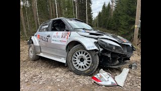 Imatra ralli 2024 - VIP-auton HURJA kaato sekä muita kaatoja ja tilanteita #ralli #rally #fcup