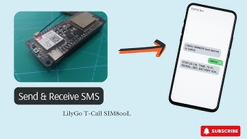 Hoe u sms-berichten kunt verzenden en ontvangen met de LilyGo T-Call SIM800L ESP32-module