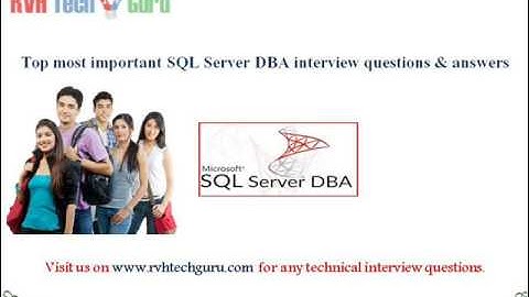 Top 86 Sql dba interview questions and answers-RVH Tech guru