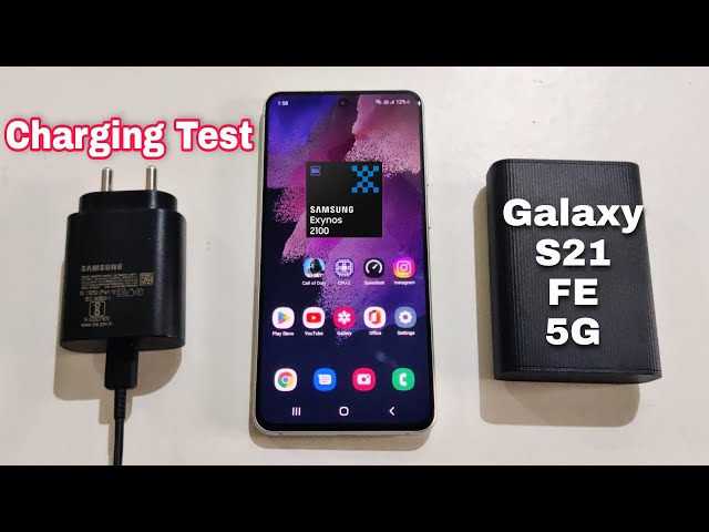 Galaxy S21 FE 5G Charging Test, Charging Time, Charging Tine, Charger,  Powerbank