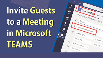 Invite guests to a Meeting in Teams by Chris Menard