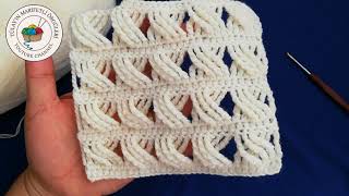 7)Çok Beğeneceğiniz Çok Güzel Battaniye Yelek Tığ İşi Örgü modeli - blanket -knitting -crochet -easy