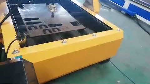 AccTek-AKP1325-Plasma cutting machine testing on 20mm CS