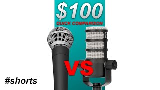 Shure Sm58 Vs Rode Podmic Quick Comparison Yt Shorts