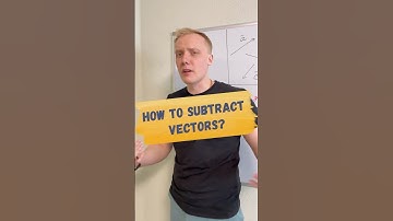 How to subtract vectors?