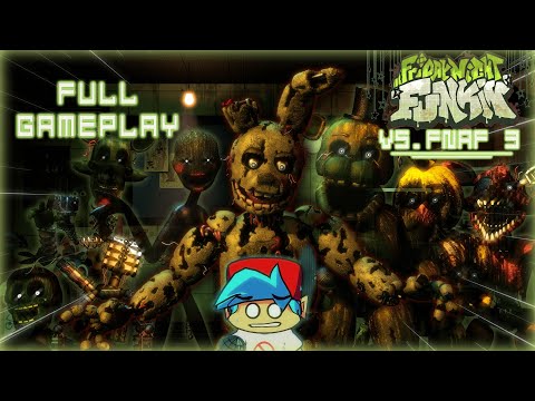 FNF Vs FNaF 3 (FULL MOD) - Playthrough [Friday Night Funkin' Mods] #FNF #FNaF