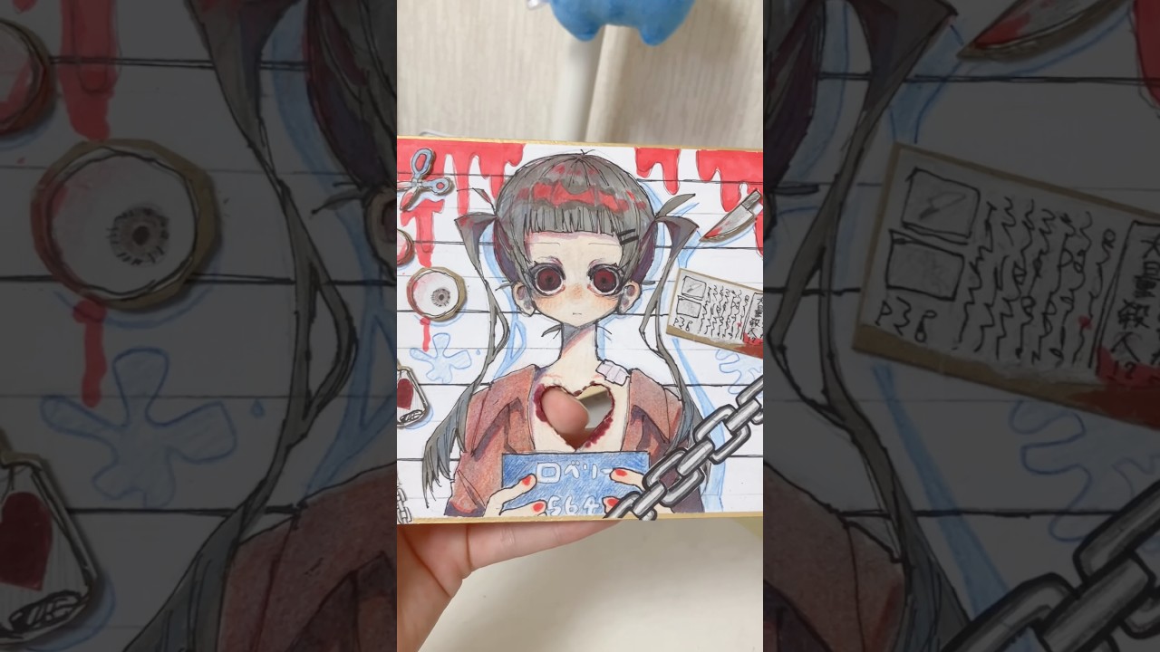心を失った少女 #イラスト#イラストメイキング #shorts