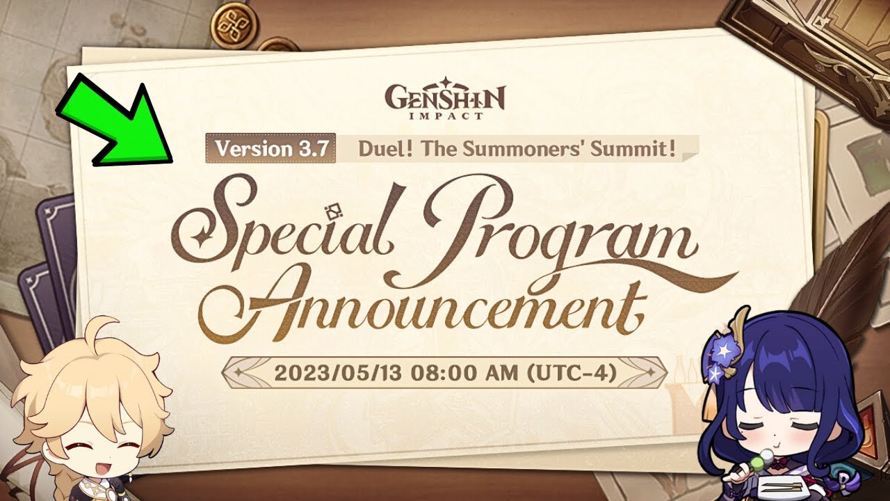 Genshin Impact 3.7 Livestream Primogems Redemption Codes