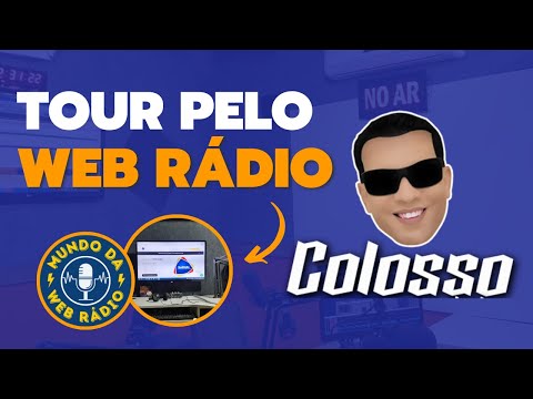 TOUR PELA EMISSORA DE WEB RÁDIO E PROJETOS FUTUROS.