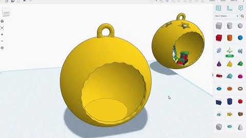 TinkerCAD Tips! Holiday Ornament #1.                  #tinkercad #caddesign #3dprintable #3dprinting