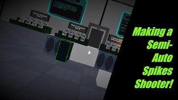 Making a Semi-Auto Spike Shooter! BUILD N DESTROY Tutorial!